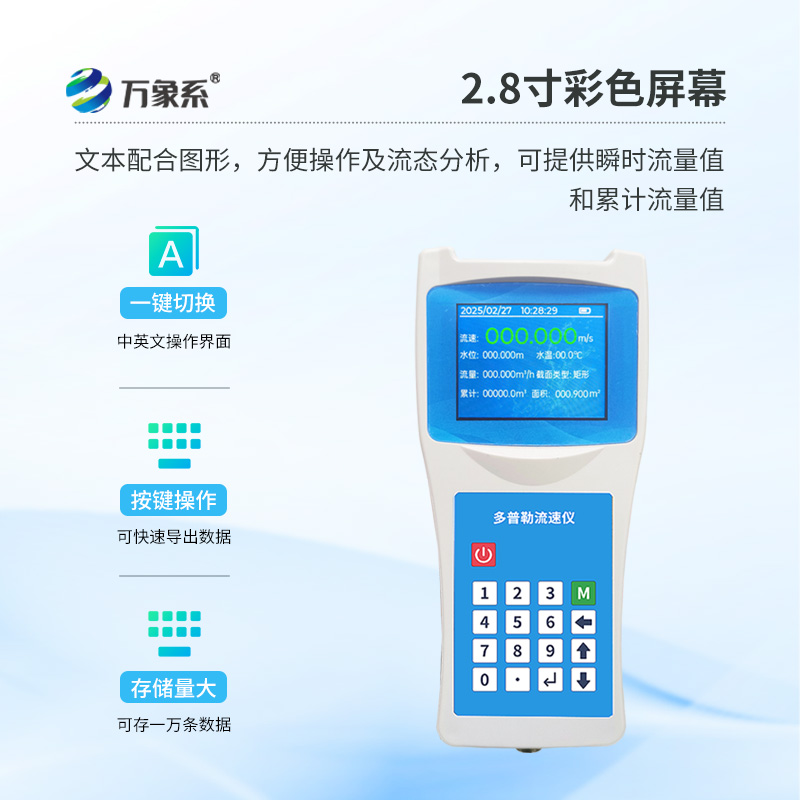 流速流量測量的好幫手，超聲波多普勒流速儀！